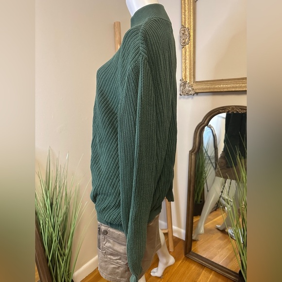 LLBean Driver's Knit Sweater, Men's XXL Green Vintage /eaa472123 90's - Picture 2 of 6